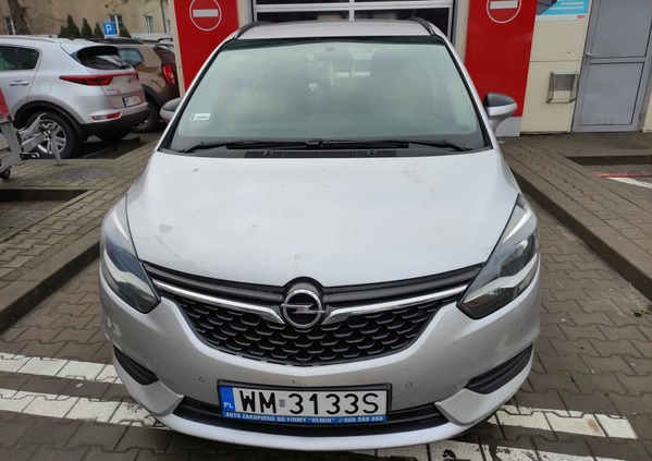 Opel Zafira cena 42000 przebieg: 215000, rok produkcji 2017 z Warszawa małe 92